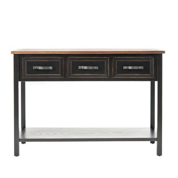 Safavieh Harvard Black Walnut Console Table AMH6502A - main